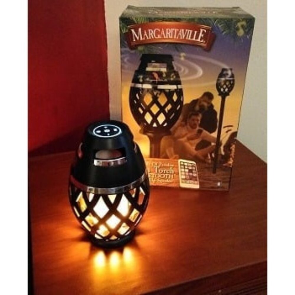 New Tiki Torch - Waterproof Bluetooth Speaker, Portable Party Speaker